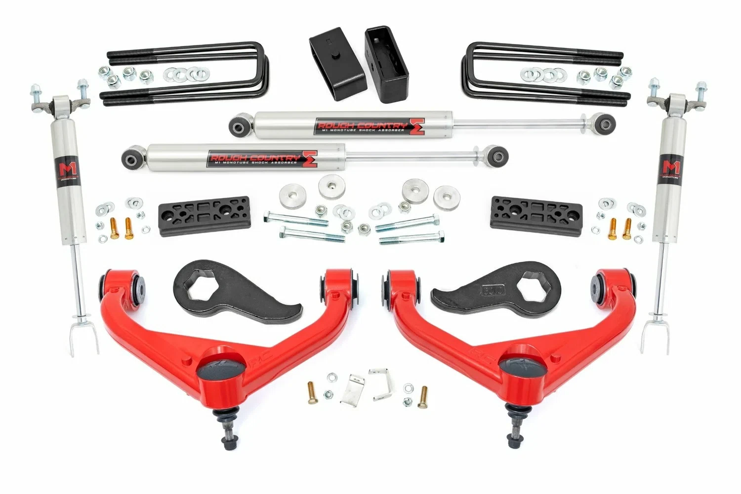 Fits Chevy_GMC Sierra 3500 HD_Silverado 3500 HD(20-24) 3_ Lift UCAs M1 95640RED